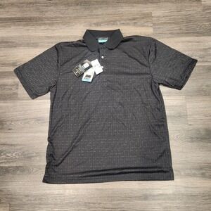 NWT PGA Tour Performance Golf Polo‎ Moisture Wicking Stretch Seams Large